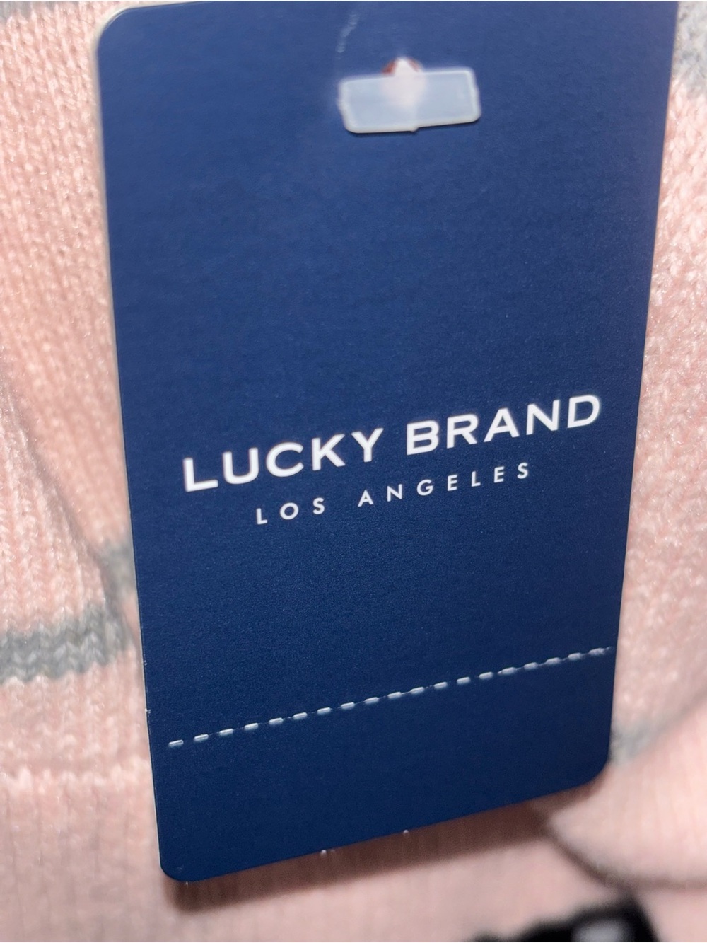 LUCKY BRAND Striped Crew Neck Sweater - Picture 5 of 7